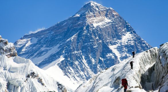 Everest Climbing in Fall Season
