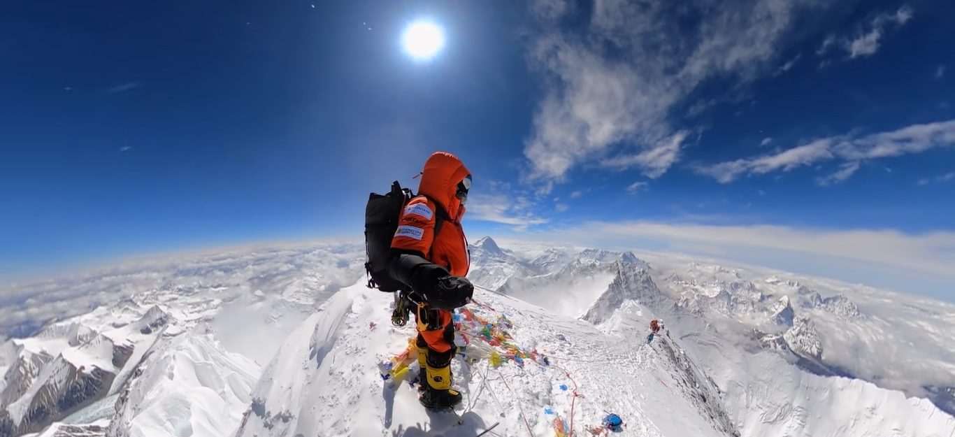 Mount Everest, the highest peak in the world