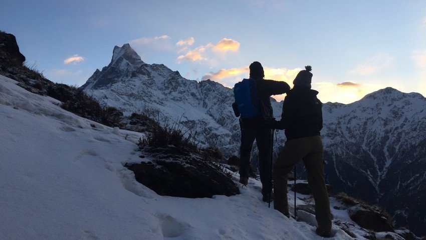 Climb a mountain in Nepal to Winter Season